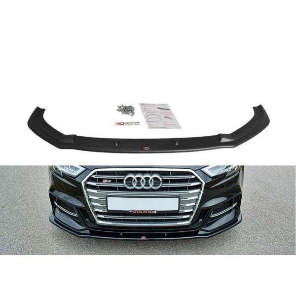 Maxton Design splitter V.1 pod originální přední nárazník Audi S3 (8V) facelift (2017-)