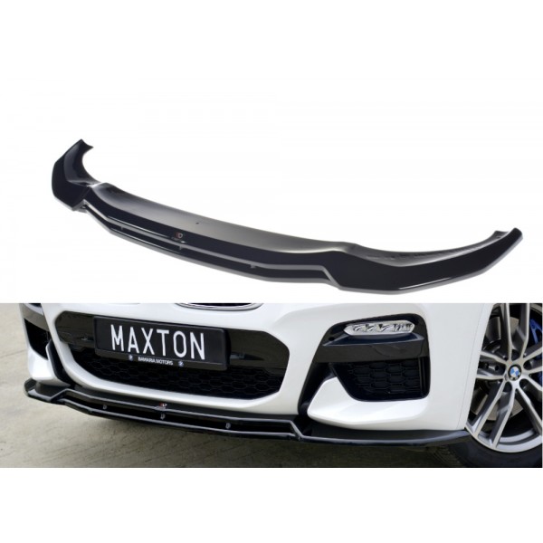 Maxton Design splitter V.1 pod originální přední nárazník BMW X3 (G01) M-pack (2018-)
