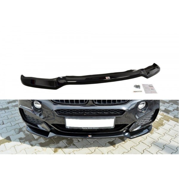 Maxton Design splitter V.1 pod originální přední nárazník BMW X6 (F16) M-packet (2014-)