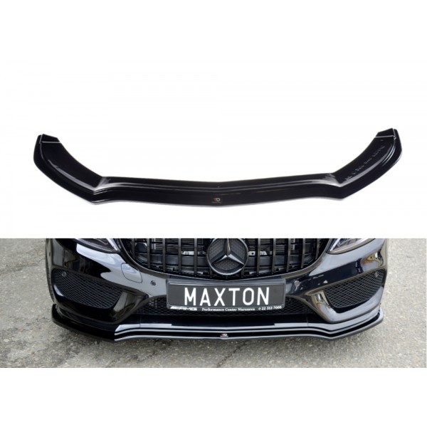 Maxton Design splitter V.1 pod originální přední nárazník Mercedes-Benz C43 AMG W205 (2018-)