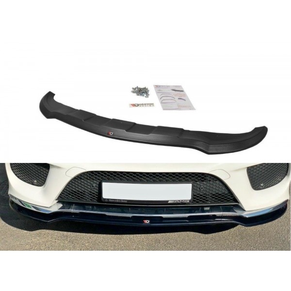 Maxton Design splitter V.1 pod originální přední nárazník Mercedes-Benz GLE (W166) AMG-line (2015-2018)
