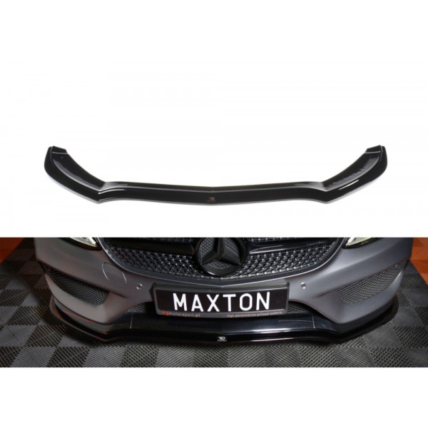 Maxton Design splitter V.1 pod originální přední nárazník Mercedes-Benz třídy C W205 AMG-line (2015-2018)