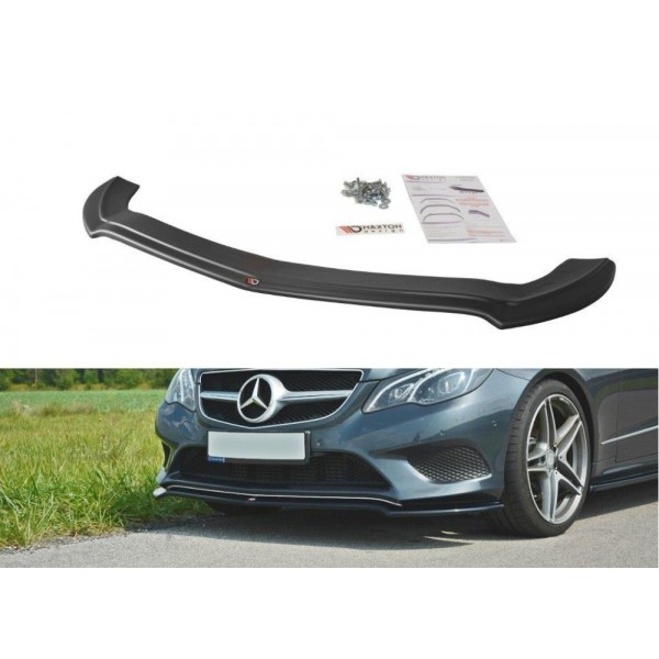 Maxton Design splitter V.1 pod originální přední nárazník Mercedes-Benz třídy E (W212) coupe/cabrio (2012-2017)