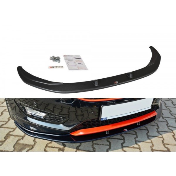 Maxton Design splitter V.1 pod originální přední nárazník pro Ford Focus III ST-line facelift (2015-2018)