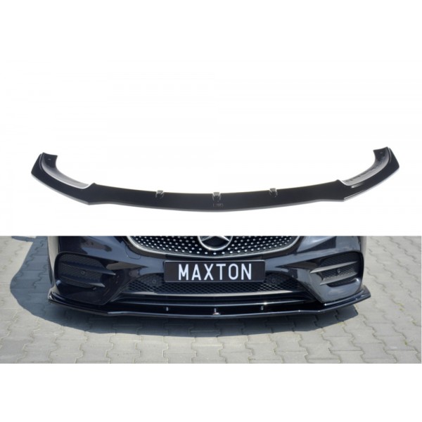 Maxton Design splitter V.1 pod originální přední nárazník pro Mercedes-Benz třídy E (W213) Coupe AMG-line (2017-)