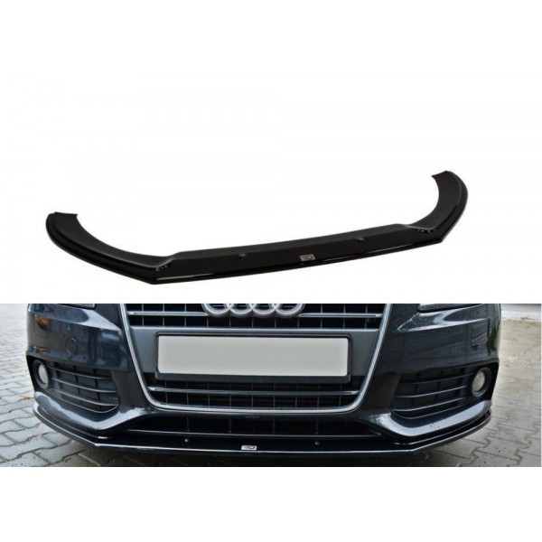 Maxton Design splitter V.2 pod originální přední nárazník Audi A4 (B8) předfacelift (2007-2011)