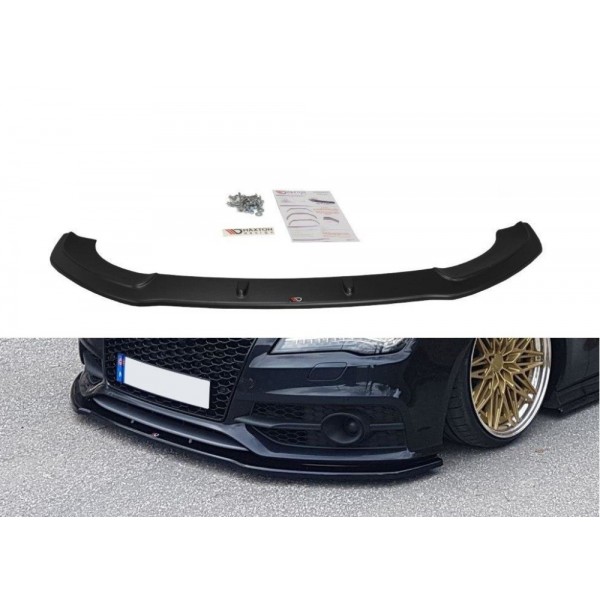 Maxton Design splitter V.2 pod originální přední nárazník Audi A7 S-line (2010-2014)