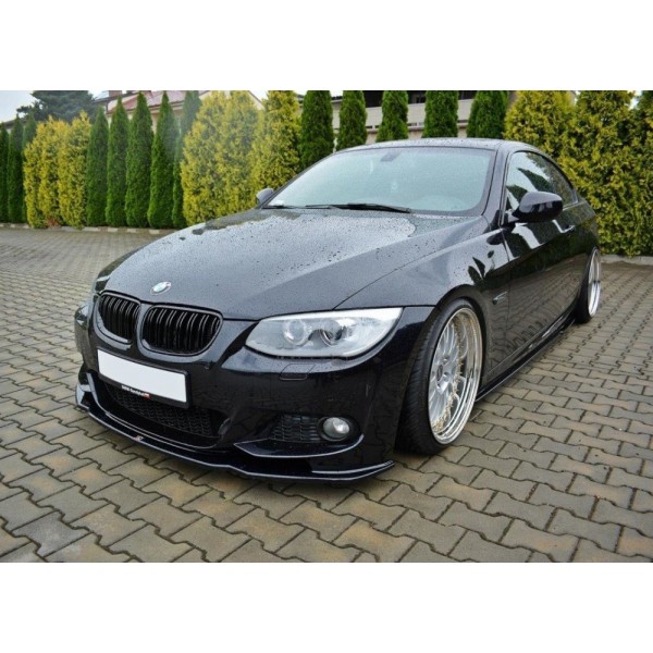 Maxton Design splitter V.2 pod originální přední nárazník BMW 3 (E92) M-packet facelift (2010-2013)