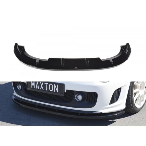 Maxton Design splitter V.2 pod originální přední nárazník Fiat 500 Abarth (2008-2012)