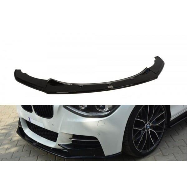 Maxton Design splitter pod originální přední nárazník pro BMW 1 F20/F21 M-power předfacelift (2011-2015)