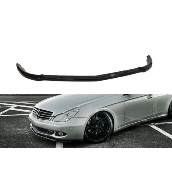 Maxton Design splitter pod originální přední nárazník pro Mercedes-Benz CLS (C219) předfacelift (2004-2008)
