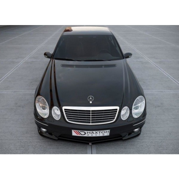 Maxton Design splitter pod originální přední nárazník pro Mercedes-Benz třídy E (W211) AMG facelift (2006-2009)