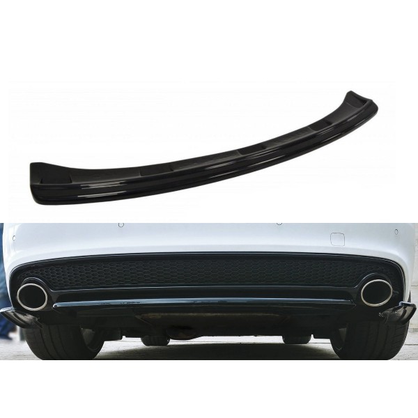 Maxton Design splitter pod zadní nárazník bez žebrování pro Audi A5 S-line facelift (2011-2015)