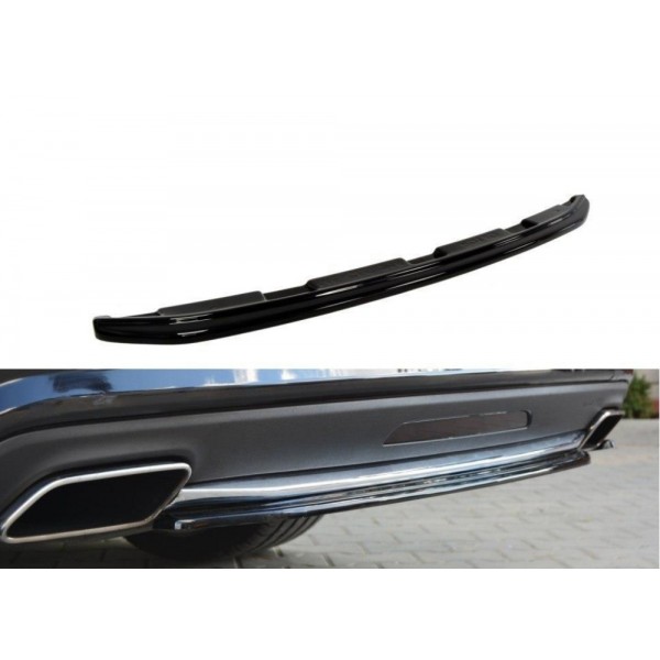 Maxton Design splitter pod zadní nárazník bez žebrování pro Mercedes-Benz CLS (C218) AMG-line (2011-2014)