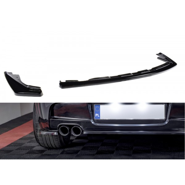 Maxton Design splitter pod zadní nárazník pro BMW řady 1 E81/E87 M-pack facelift (2007-2011) bez žeb