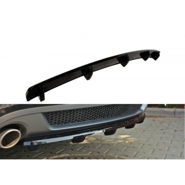 Maxton Design splitter pod zadní nárazník s žebrováním pro Audi A5 S-line (2007-2011)