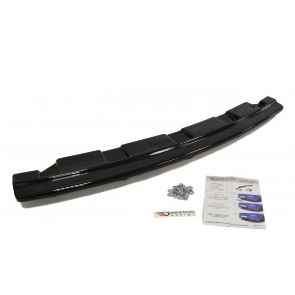 Maxton Design splitter pod zadní nárazník s žebrováním pro BMW řady 5 (F11) M-pack 2011- sedan/kombi (pouze s jednoduchými koncovkami na každé straně)
