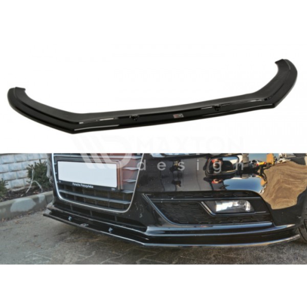 Maxton spoiler pod originální přední nárazník pro Audi A4 Typ B8 facelift (2011-2015)
