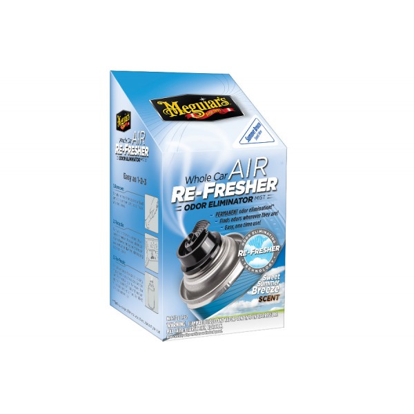 Meguiar's Air Re-Fresher Odor Eliminator - Summer Breeze Scent - čistič klimatizace + pohlcovač pachů + osvěžovač vzduchu, vůně 