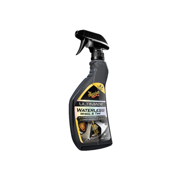 Meguiar's Ultimate Waterless Wheel & Tire - bezoplachový čistič kol (bez použití vody) + lesk na pneumatiky v jednom, 709 ml