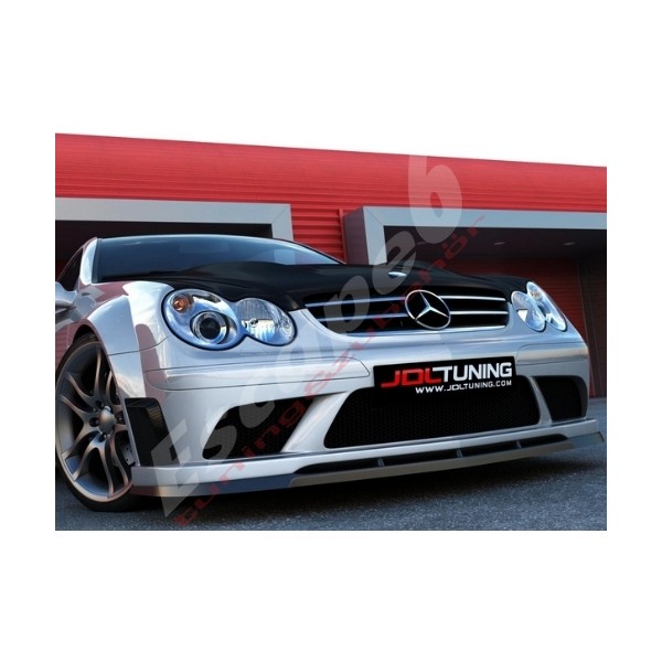 Maxton lipa pod přední nárazník pro Mercedes-Benz CLK (W209) 2003-2009 s předním nárazníkem (ME-CLK-209-BLACK-F1)