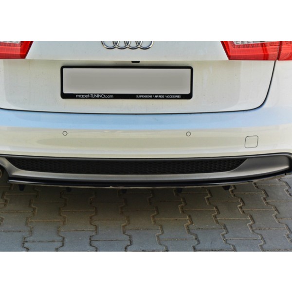 Maxton difuzor zadního nárazníku pro Audi A6 (C7) S-Line Avant, rok výroby od 2011