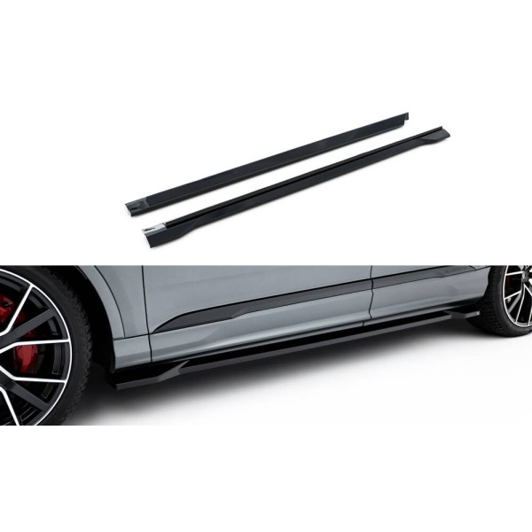 Audi Q7 S-Line Mk2 Facelift 2, difuzory pod boční prahy, Maxton design