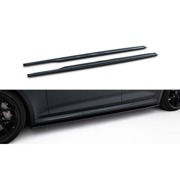 Audi RS5 F5 Sportback, difuzory pod boční prahy, Maxton Design