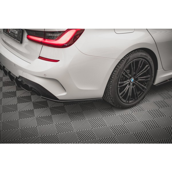 BMW řada 3 G20/G21 M-Pack, boční difuzory pod zadní nárazník v.2, Maxton design