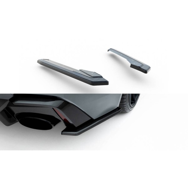 Audi RS6/RS7 C8, karbonové boční difuzory pod zadní nárazník, Maxton Design