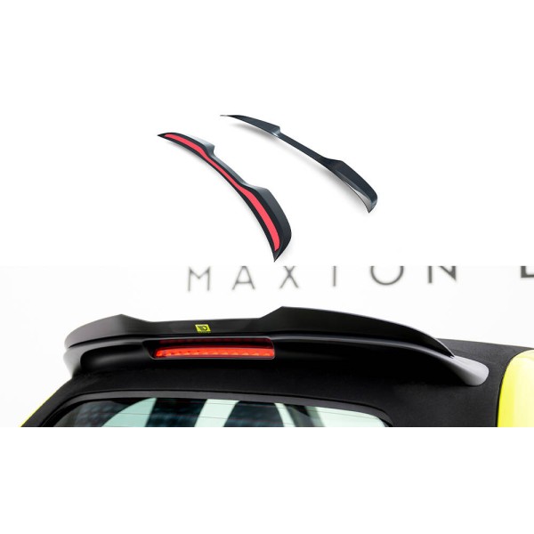 Abarth 500E, prodloužení spoileru, Maxton Design
