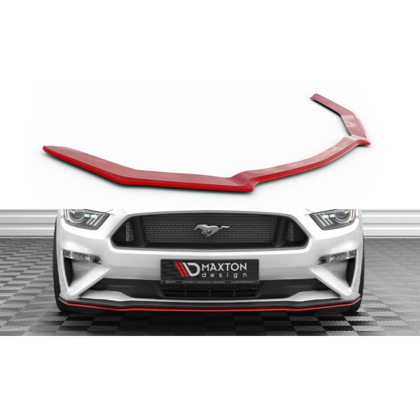 Ford Mustang Mk 6 Facelift, spoiler pod přední nárazník ver.2, Maxton Design