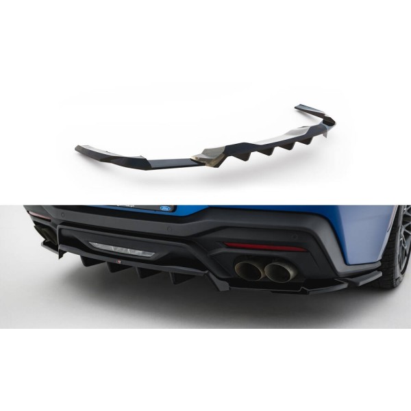 Ford Mustang Mk7 GT, spoiler pod zadní nárazník s žebrováním, Maxton Design