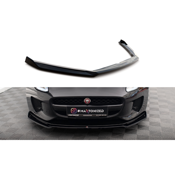 Jaguar F-type Mk1 Facelift, spoiler pod přední nárazník ver.2, Maxton Design