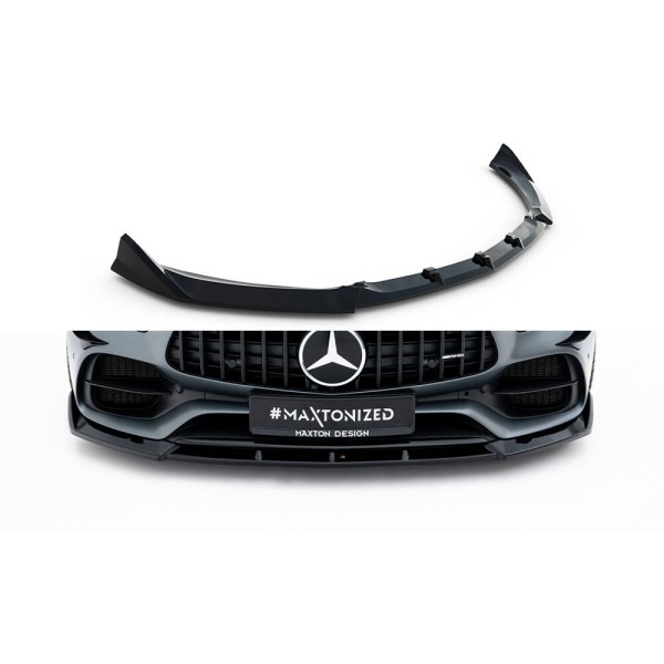 Mercedes AMG GT C C190 Facelift, spoiler pod přední nárazník, Maxton Design
