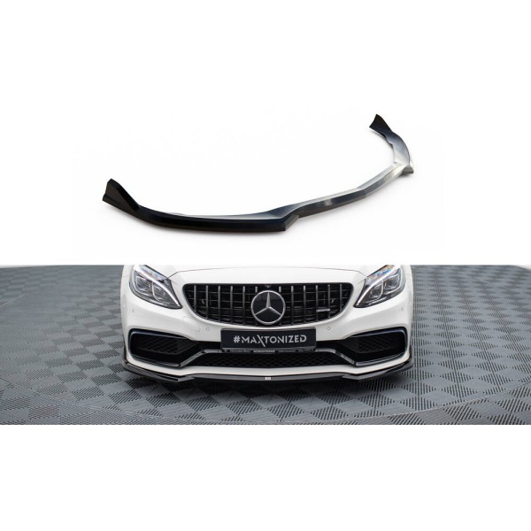 Mercedes třída C S205/C63 AMG, W205/C63 AMG Sedan/Estate, spoiler pod přední nárazník ver.3, Maxton design