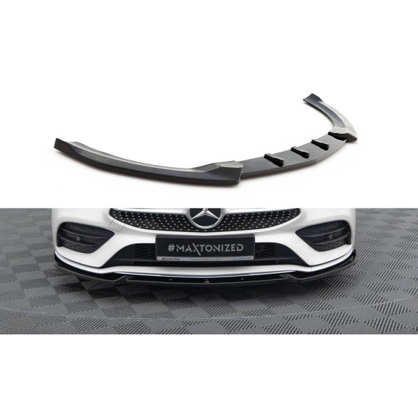 Mercedes CLA C118/X118 AMG-Line, spoiler pod přední nárazník v2, Maxton Design