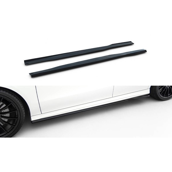 Mercedes-AMG CLA 35 / 45 Coupe / Shooting Brake C118 Facelift / X118 Facelift, difuzory pod boční prahy, Maxton Design