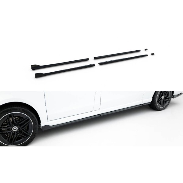 Mercedes V-Class EXTRA-LONG AMG-Line W447, difuzory pod boční prahy ver.2, Maxton Design