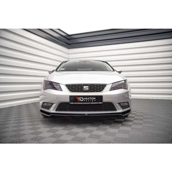 Seat Leon Mk3, spoiler pod přední nárazník ver.2 , Maxton design