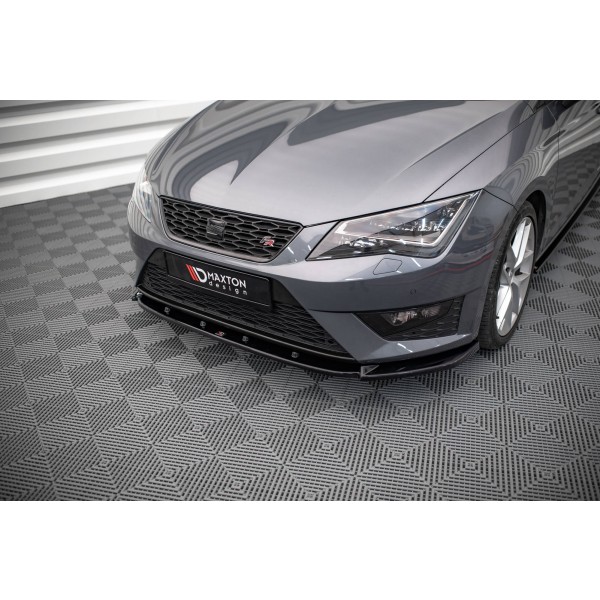 Seat Leon FR Mk3, spoiler pod přední nárazník, Maxton design