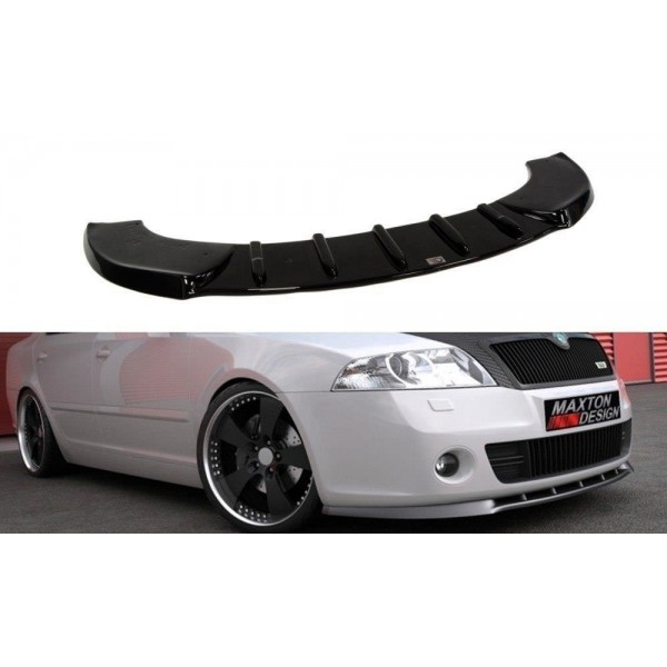 Škoda Octavia 2 RS 2004-2008 spoiler pod přední nárazník Maxton design