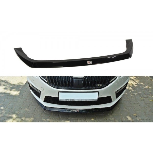 Škoda Octavia RS 3 +Facelift spoiler pod přední nárazník V2 Maxton design
