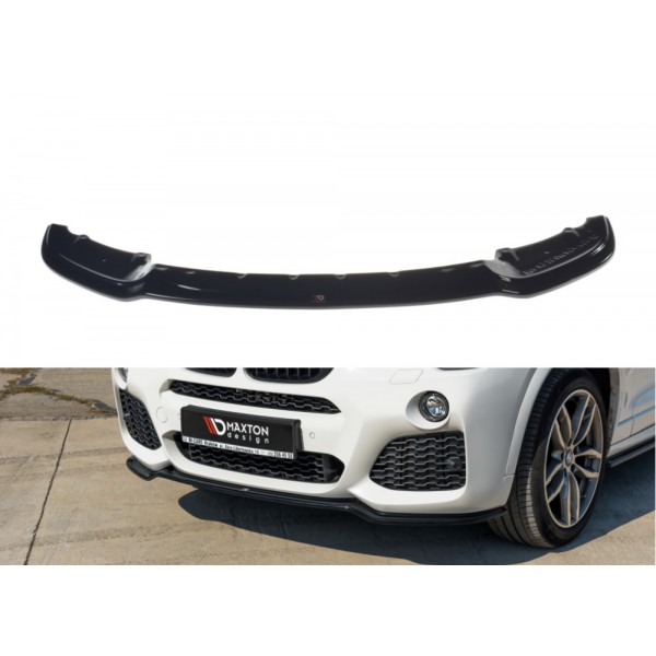 Maxton Design splitter pod originální přední nárazník BMW X3 (F25) M-pack facelift (2014-2017)