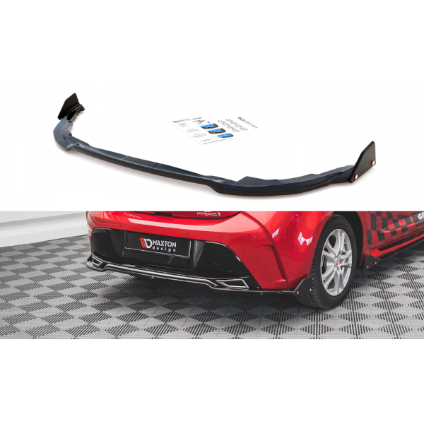 Toyota Corolla XII GR Sports /Hatchback, středový spoiler pod zadní nárazník s křidélky, Maxton Design