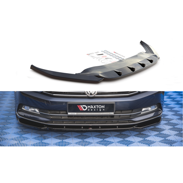 Volkswagen Passat Mk8 B8, spoiler pod přední nárazník, Maxton Design