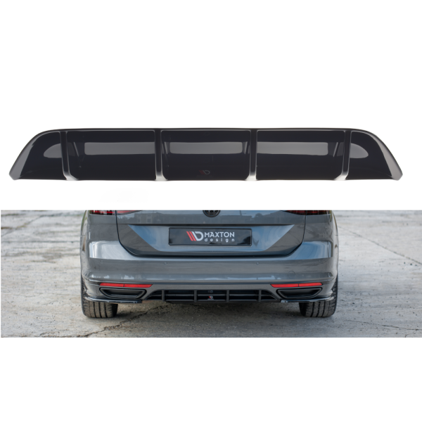 Volkswagen Passat Mk8 B8, vložka zadního nárazníku, Maxton Design