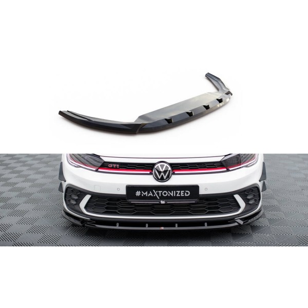 Volkswagen Polo GTI Mk6 Facelift, spoiler pod přední nárazník ver.2, Maxton design
