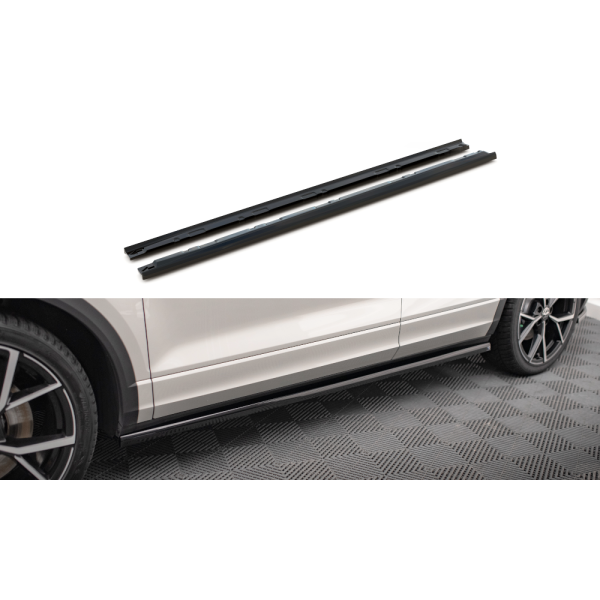 Volkswagen T-Roc R Mk1 FL / T-Roc R-Line Mk1 FL, difuzory pod boční prahy, Maxton Design