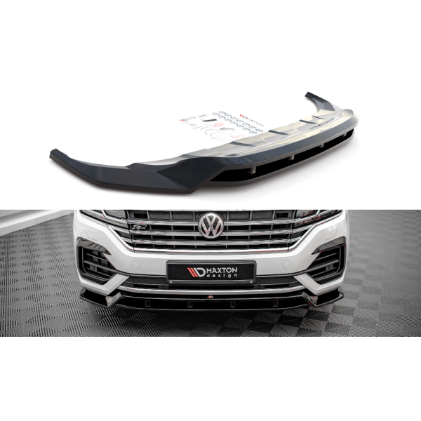 Volkswagen Touareg Mk3 /R-Line, spoiler pod přední nárazník, Maxton design